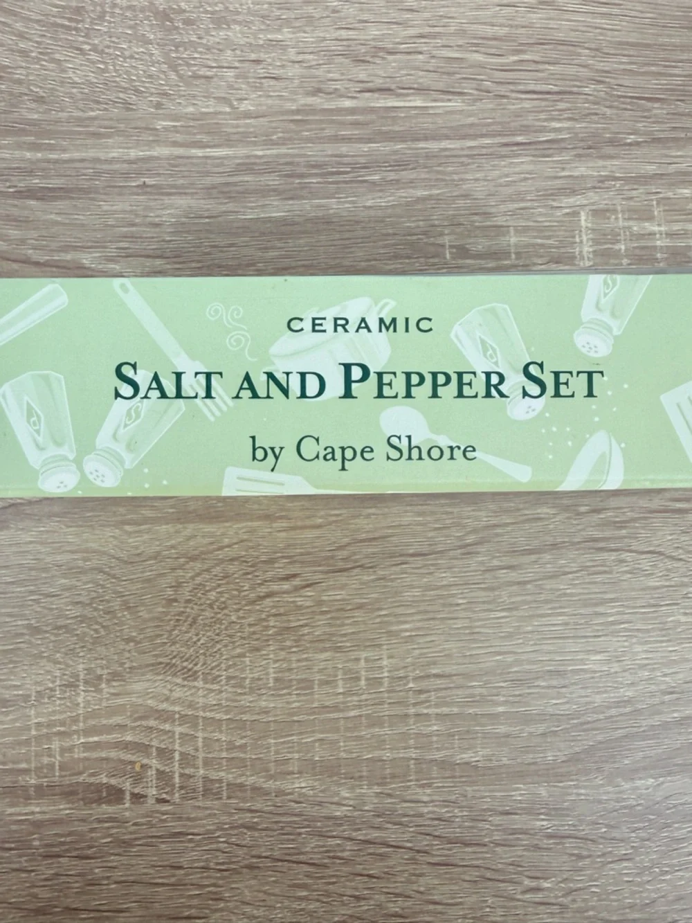 Salt & Pepper Shakers Cape Shore Starfish Sand Dollar Set Ceramic Connecticut CT